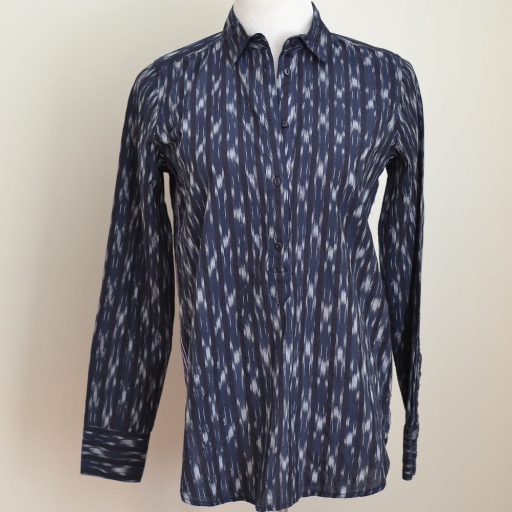 NWT J Crew WMNS Long Sleeve Pullover Blue 0  PS57